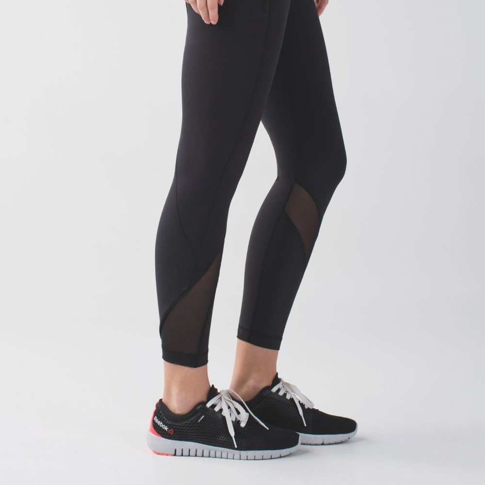 Lululemon Inspire Tight II Mesh Leggings Navy Size 2